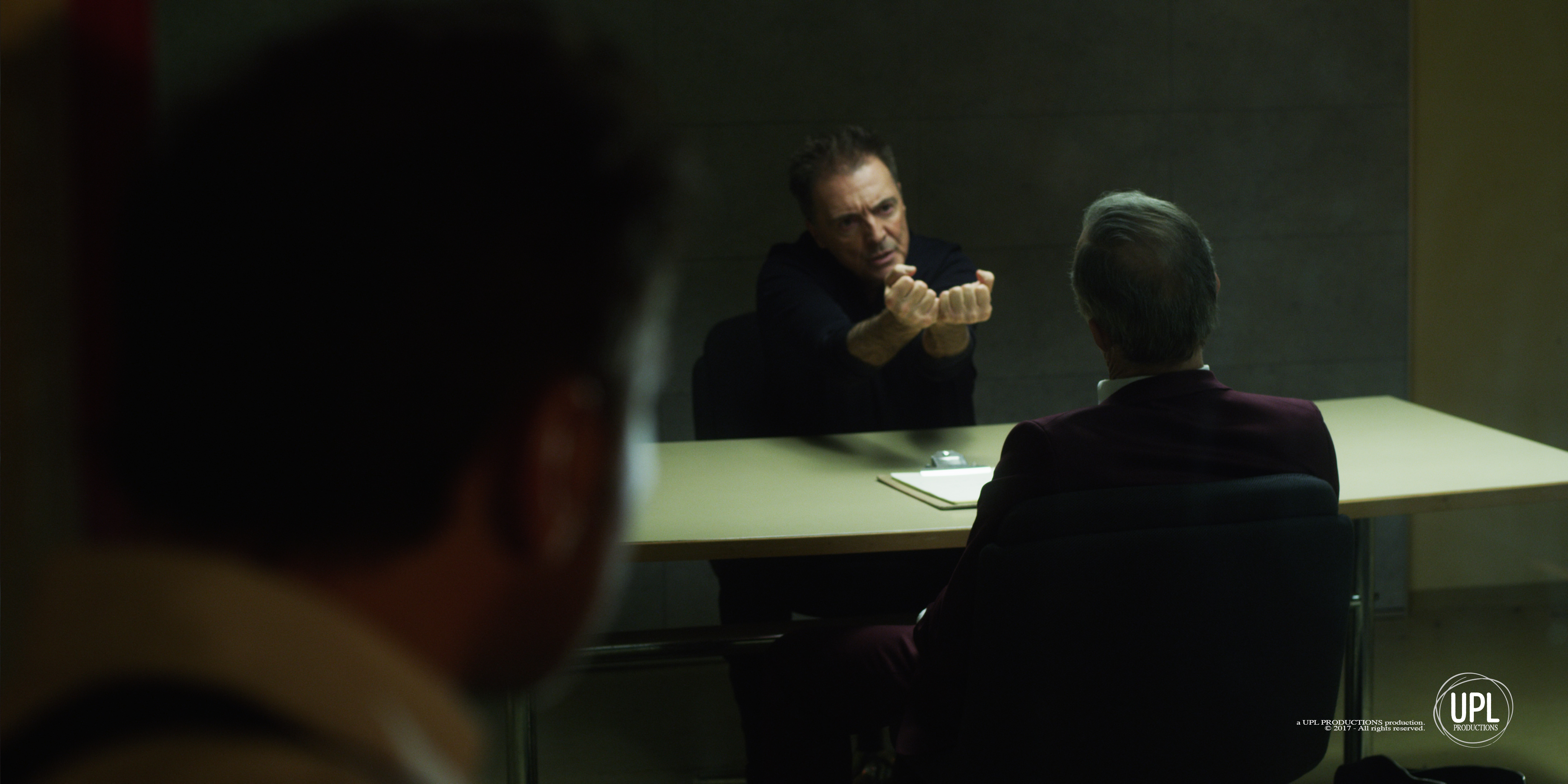 Armand Assante, Richard Sammel, and Tim Seyfi in A Day Like a Week (2023)