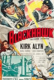 Kirk Alyn and Carol Forman in Blackhawk: Fearless Champion of Freedom (1952)