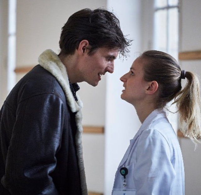 Tiphaine Daviot and Raphaël Quenard in HP (2018)