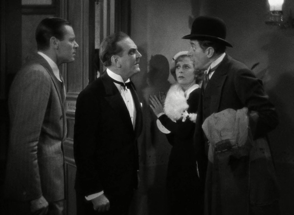 Herbert Marshall, Frank Morgan, Reginald Owen, and Margaret Sullavan in The Good Fairy (1935)