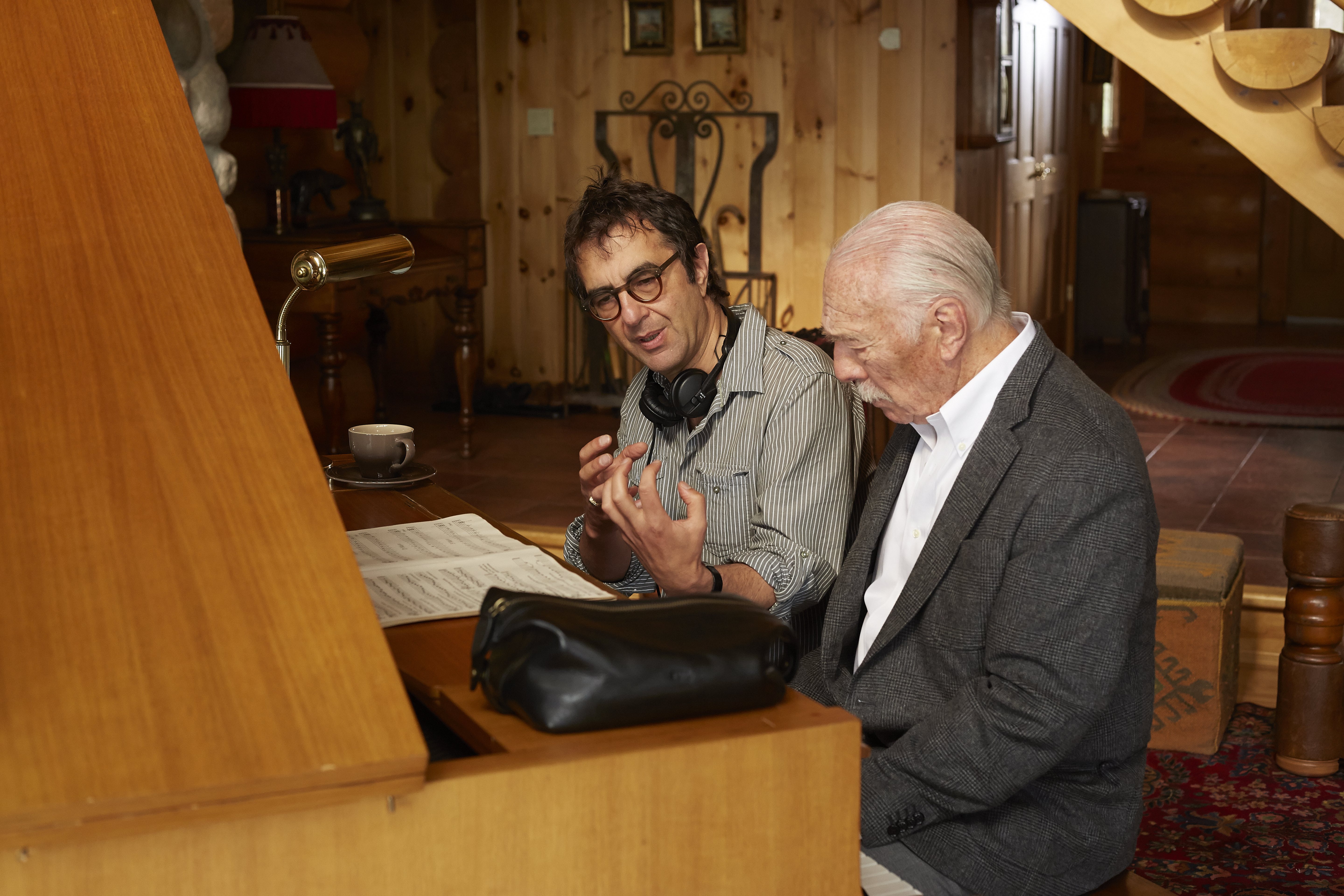 Atom Egoyan and Christopher Plummer in Remember (2015)