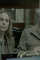 Kim Bodnia and Sofia Helin in The Bridge (2011)