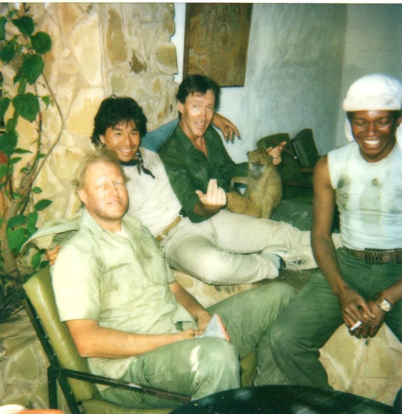 Don Blakely, Jim Boeke, Patrick Gorman, and Calvin Jung in In the Shadow of Kilimanjaro (1985)