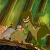 Jeff Bennett, Aria Noelle Curzon, Brandon La Croix, Anndi McAfee, and Rob Paulsen in The Land Before Time V: The Mysterious Island (1997)