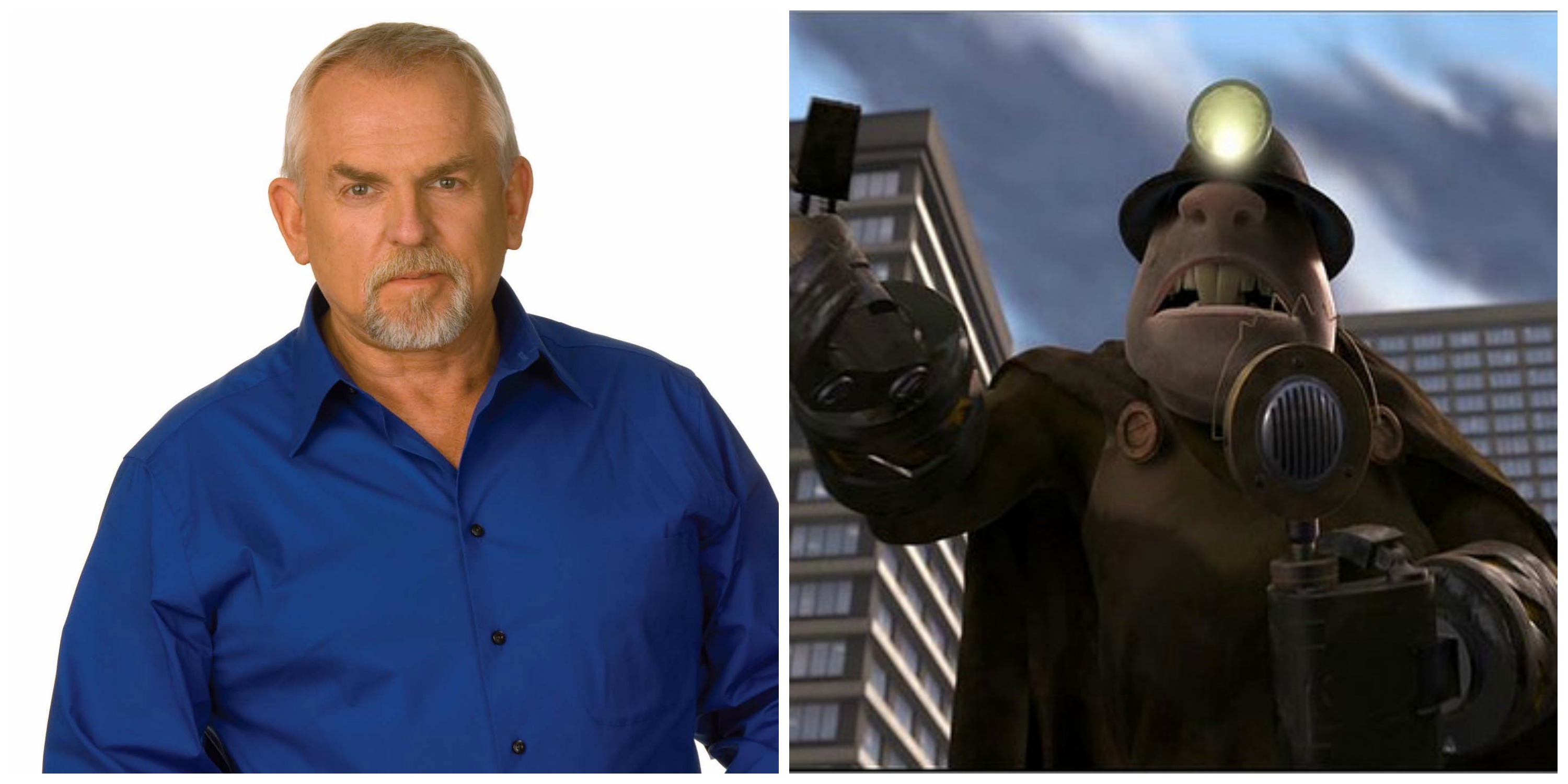 John Ratzenberger & his "alter ego" Underminer (Incredibles 2)