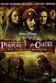 Johnny Depp, Chow Yun-Fat, Geoffrey Rush, Orlando Bloom, Keira Knightley, and Bill Nighy in Piratas do Caribe: No Fim do Mundo (2007)