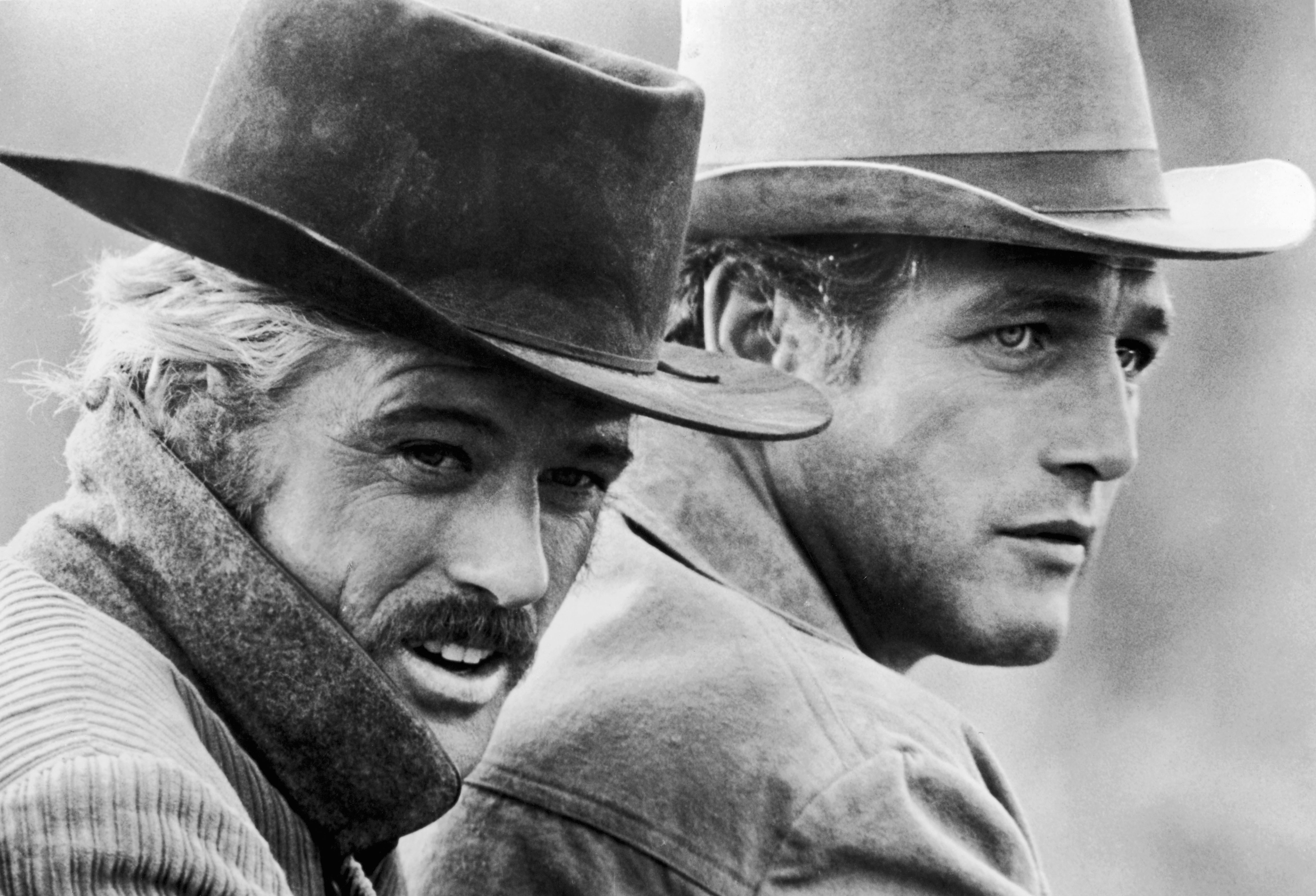 Paul Newman and Robert Redford in Butch Cassidy (1969)