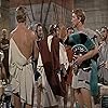 Robert Douglas, Stanley Baker, Marc Lawrence, Terence Longdon, Niall MacGinnis, Maxwell Reed, Jacques Sernas, and Torin Thatcher in Helen of Troy (1956)