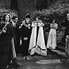 Marcello Mastroianni, Ida Galli, Audrey McDonald, Nico, and Princess Doris Pignatelli in La dolce vita (1960)