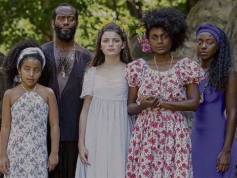 Modesto Lacen, David Polanco, Sara Pinzón, and Miroslava Morales in The White Slave (2016)