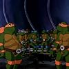 Cam Clarke, Townsend Coleman, Barry Gordon, and Rob Paulsen in Teenage Mutant Ninja Turtles (1987)