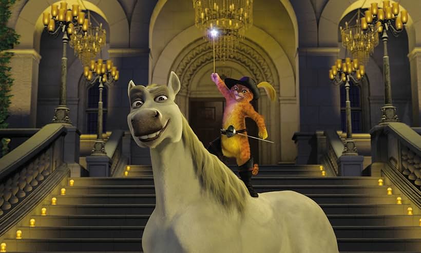 Antonio Banderas and Eddie Murphy in Shrek 2 (2004)