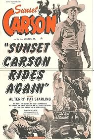 Sunset Carson, John Cason, Stephen Keyes, and Pat Starling in Sunset Carson Rides Again (1948)