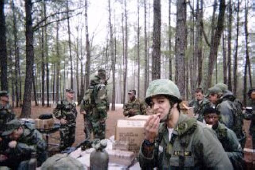 Jsu Garcia eating MRE in Boot camp, "We Were Soldiers"