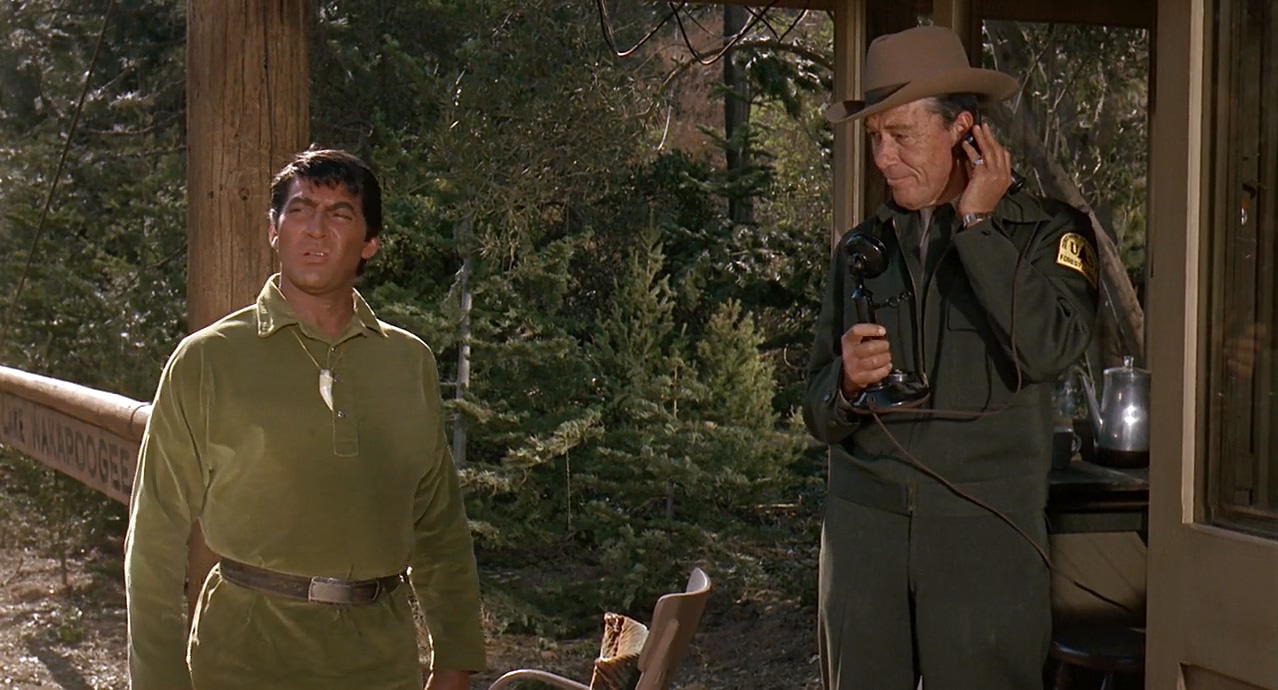 Norman Alden and Jim Bannon in Man's Favorite Sport? (1964)