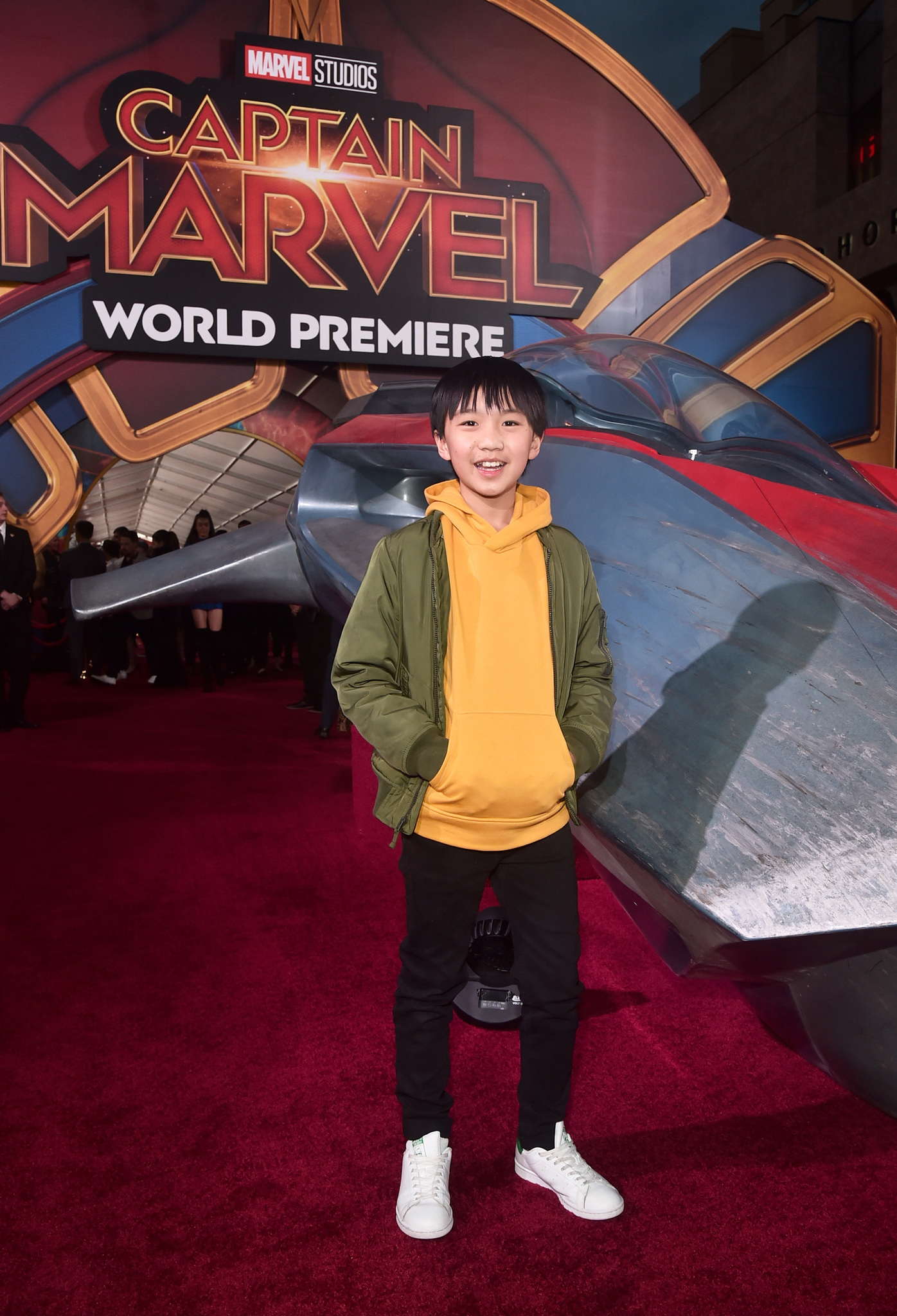 Ian Chen at an event for Captain Marvel (2019)