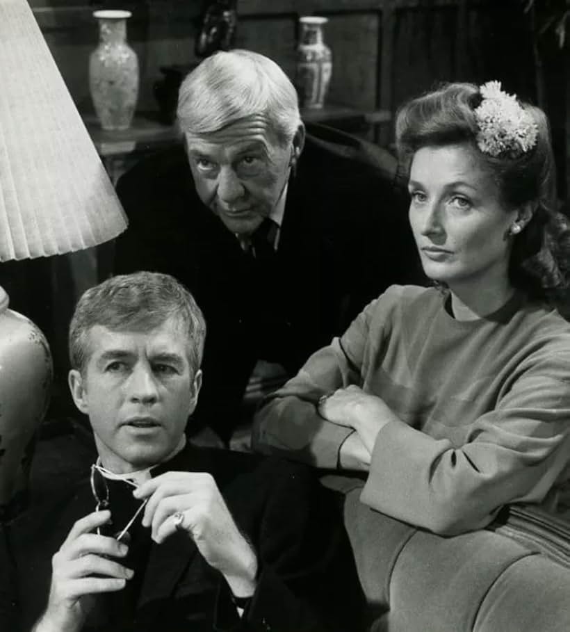 Clu Gulager, Diana Muldaur, and David Wayne in Ellery Queen (1975)