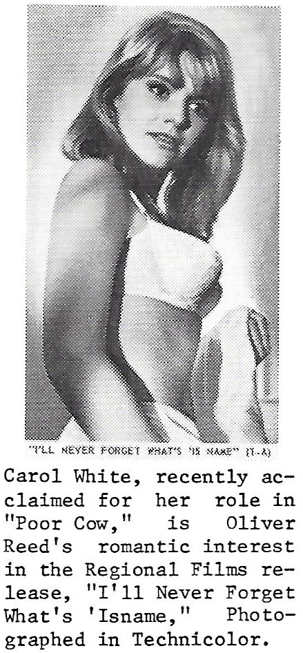 Carol White in I'll Never Forget What's'isname (1967)