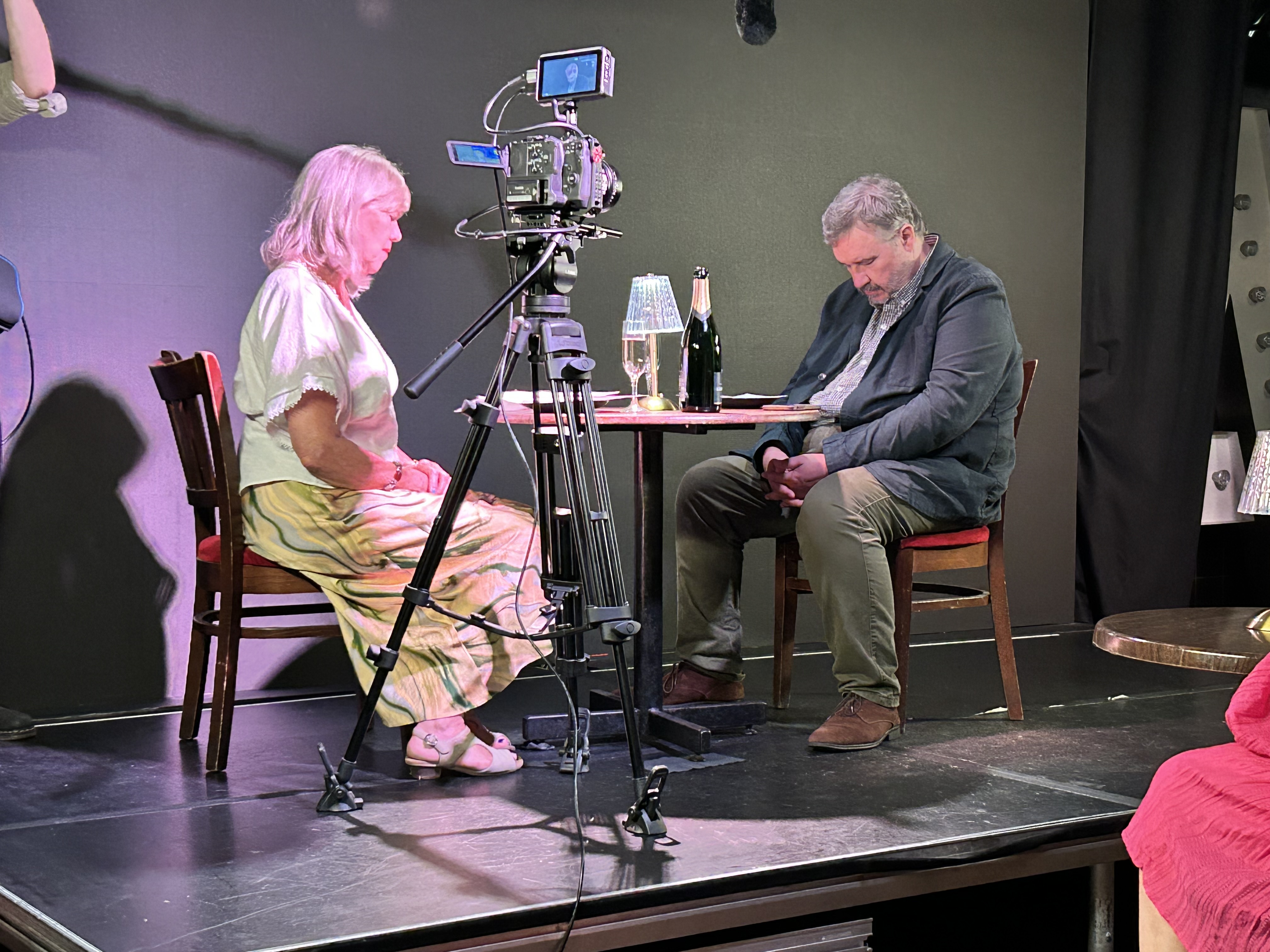 Mark Benton and Carolyn Pickles in Served