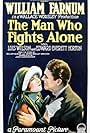 William Farnum and Lois Wilson in The Man Who Fights Alone (1924)