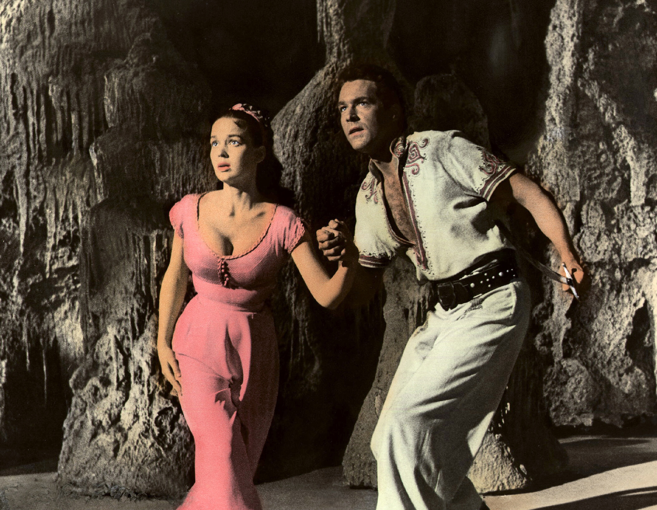 Kathryn Grant and Nathan Juran at an event for The 7th Voyage of Sinbad (1958)