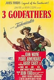 John Wayne, Pedro Armendáriz, Harry Carey Jr., and Dorothy Ford in 3 Godfathers (1948)