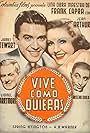 James Stewart, Jean Arthur, Lionel Barrymore, and Mischa Auer in Vive como quieras (1938)