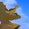 Aria Noelle Curzon and Rob Paulsen in The Land Before Time V: The Mysterious Island (1997)