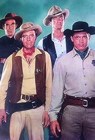 Jack Elam, Chad Everett, Michael Greene, and Larry Ward in The Dakotas (1962)