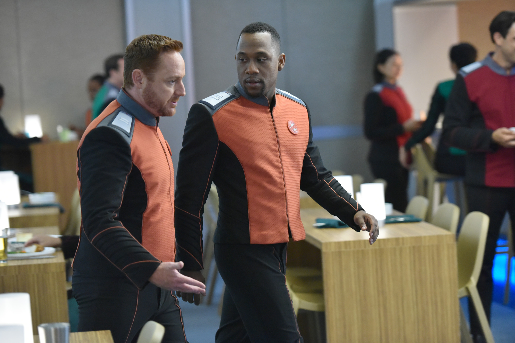 Scott Grimes and J. Lee in The Orville (2017)