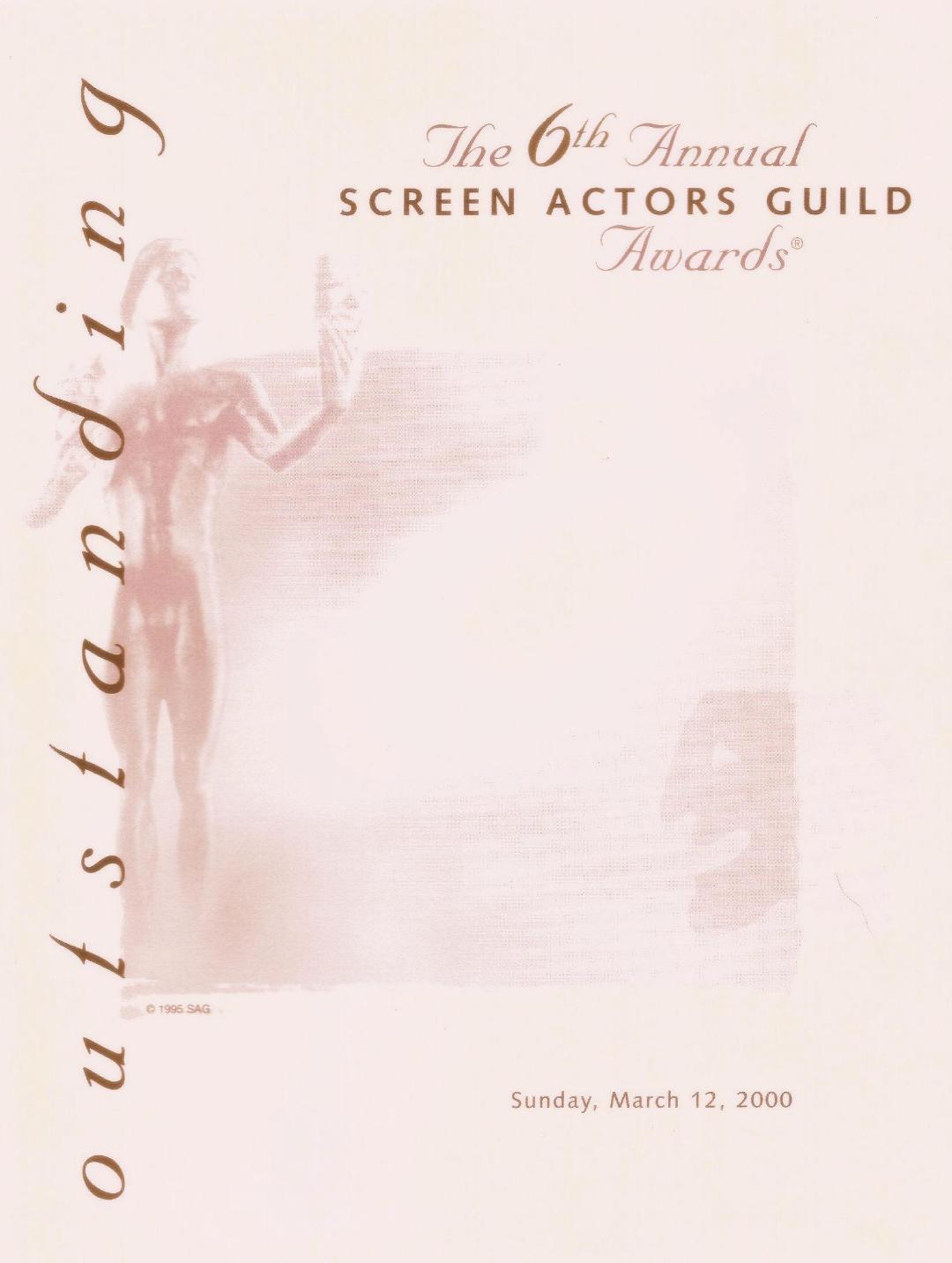 6th Annual Screen Actors Guild Awards (2000)