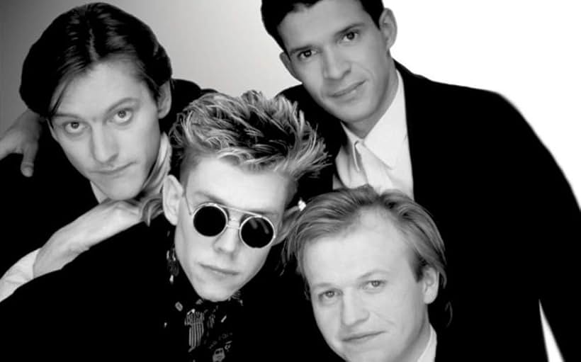 Phil Gould, Mark King, Mike Lindup, Level 42, and Rowland Gould