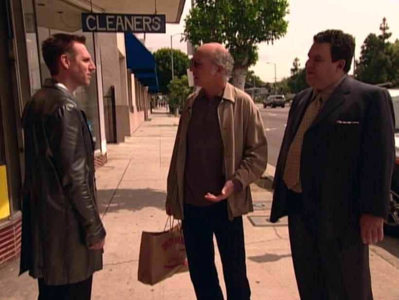 Tim Bagley, Larry David, and Jeff Garlin in Curb Your Enthusiasm (2000)