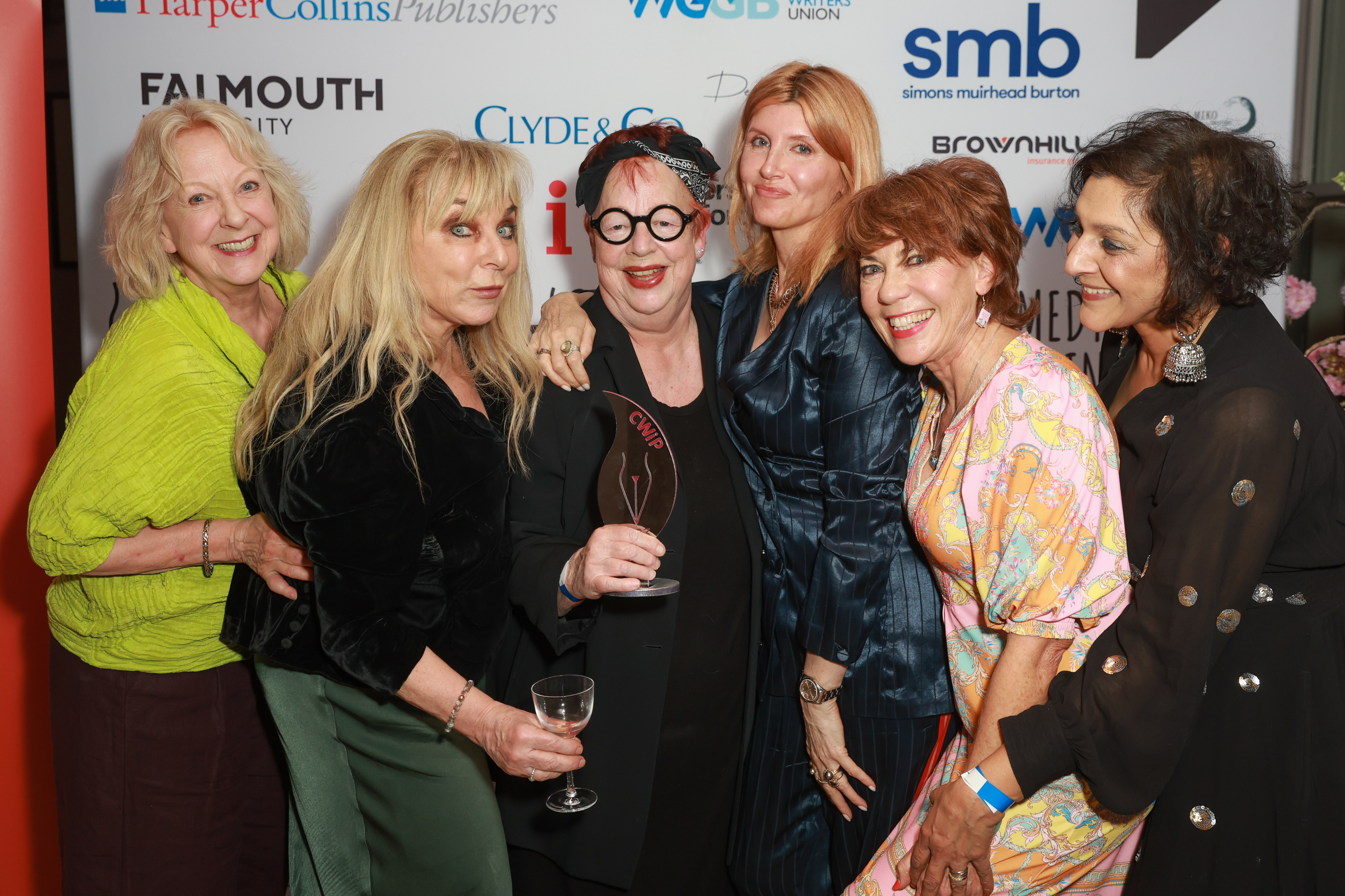 Susie Blake, Jo Brand, Helen Lederer, Kathy Lette, Meera Syal, and Sharon Horgan