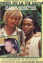 Michael York and Gene Anthony Ray in Vendredi ou la vie sauvage (1983)