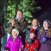 Marc Blucas, Tricia Helfer, Megan Charpentier, Jaeda Lily Miller, and Benjamin Wosk in Operation Christmas (2016)