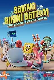 Clancy Brown, Rodger Bumpass, Bill Fagerbakke, Tom Kenny, Carolyn Lawrence, Mr. Lawrence, and Jill Talley in Saving Bikini Bottom: The Sandy Cheeks Movie (2024)