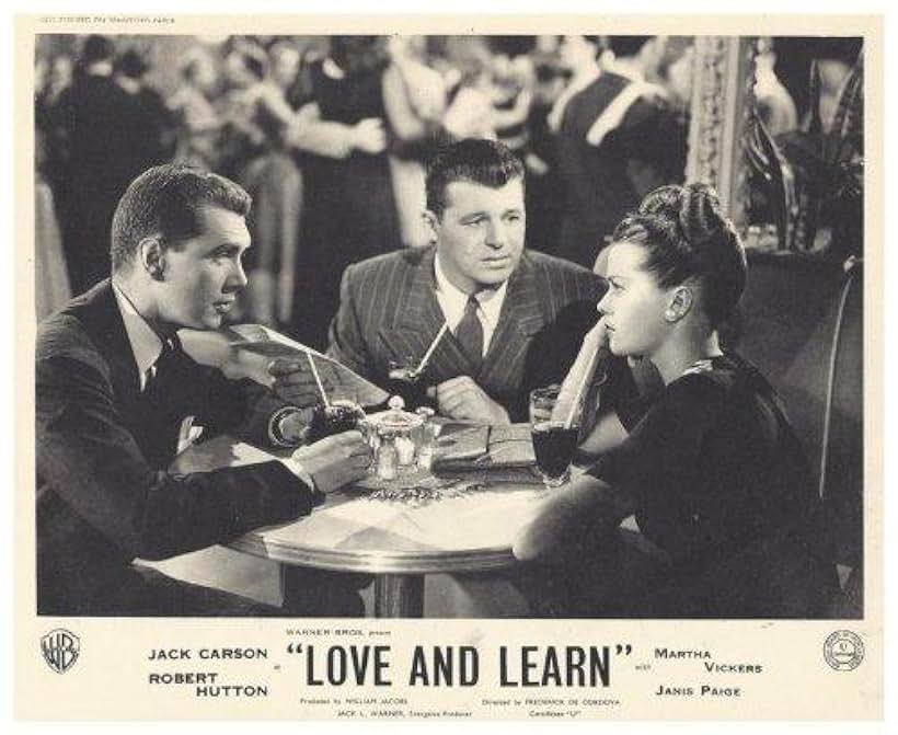 Jack Carson, Robert Hutton, and Janis Paige in Love and Learn (1947)