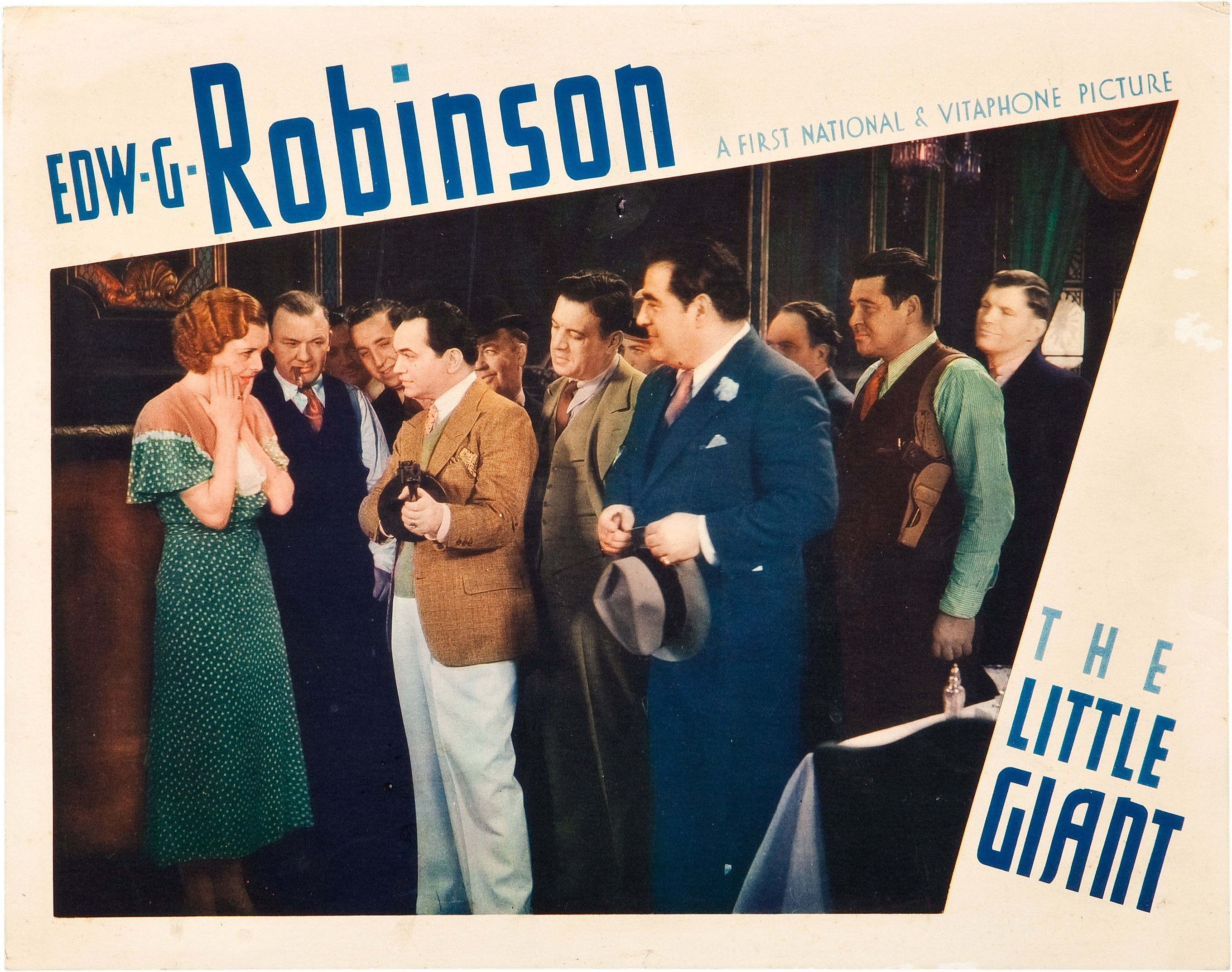 Edward G. Robinson, Mary Astor, Joe Caits, Al Hill, Frank Moran, and Dewey Robinson in The Little Giant (1933)