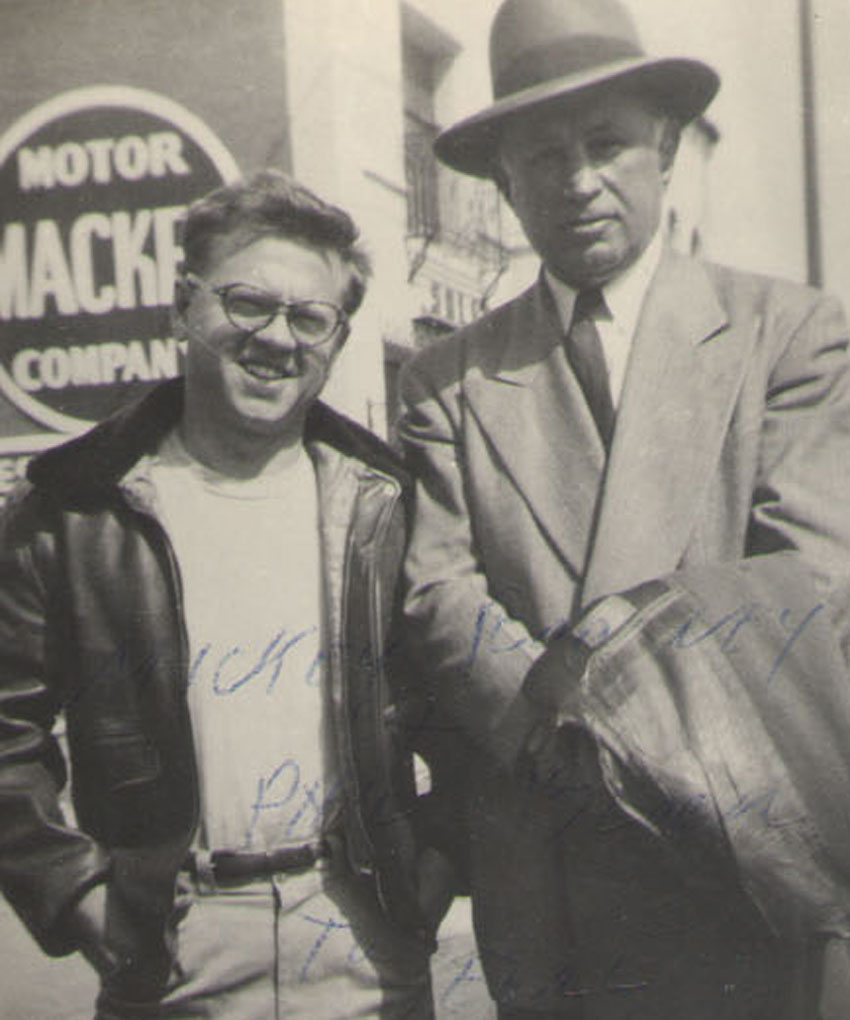 Mickey Rooney and Phil Bloom