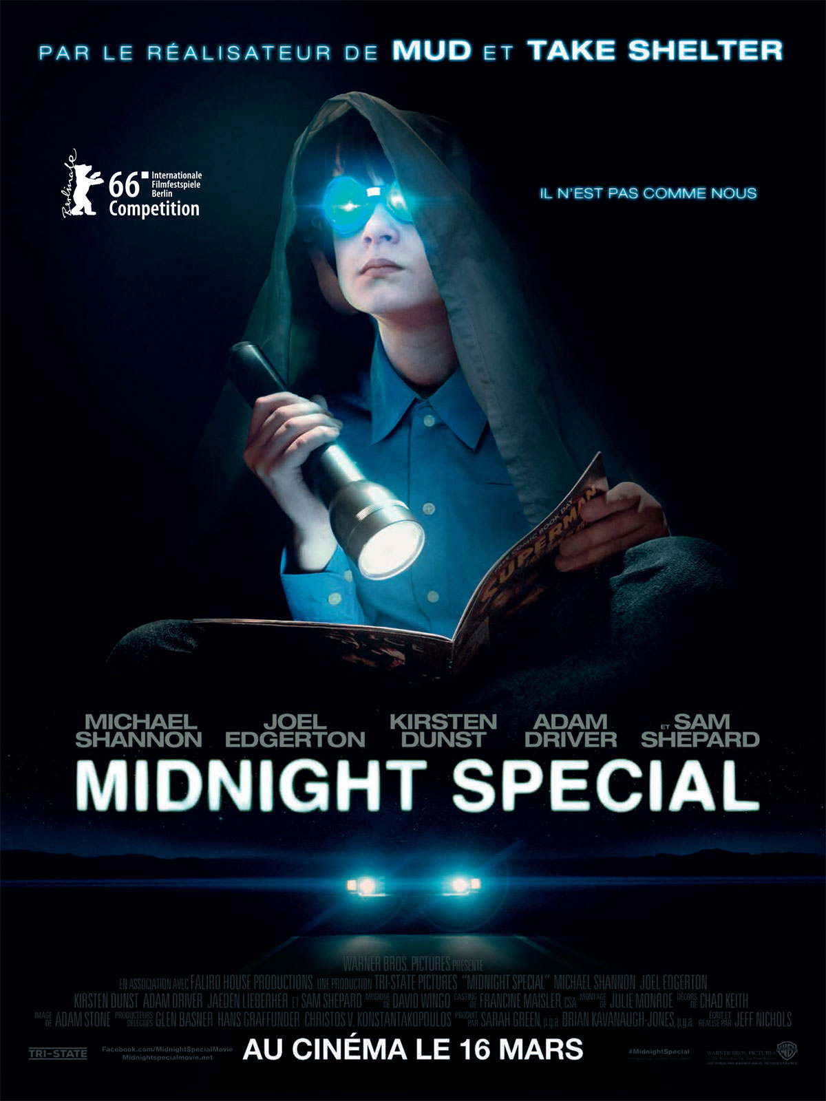 Kirsten Dunst, Sam Shepard, David Jensen, Bill Camp, Joel Edgerton, Michael Shannon, Paul Sparks, Scott Haze, Adam Driver, and Jaeden Martell in Midnight Special (2016)