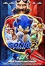 Jim Carrey, James Marsden, and Tika Sumpter in Sonic 2: O Filme (2022)