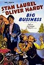 Oliver Hardy, James Finlayson, and Stan Laurel in Big Business (1929)