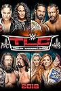 AJ Styles, Bryan Danielson, Colby Lopez, Rebecca Quin, Ronda Rousey, Ashley Fliehr, Jonathan Good, Kanako Urai, and Savelina Fanene in WWE TLC: Tables, Ladders & Chairs (2018)