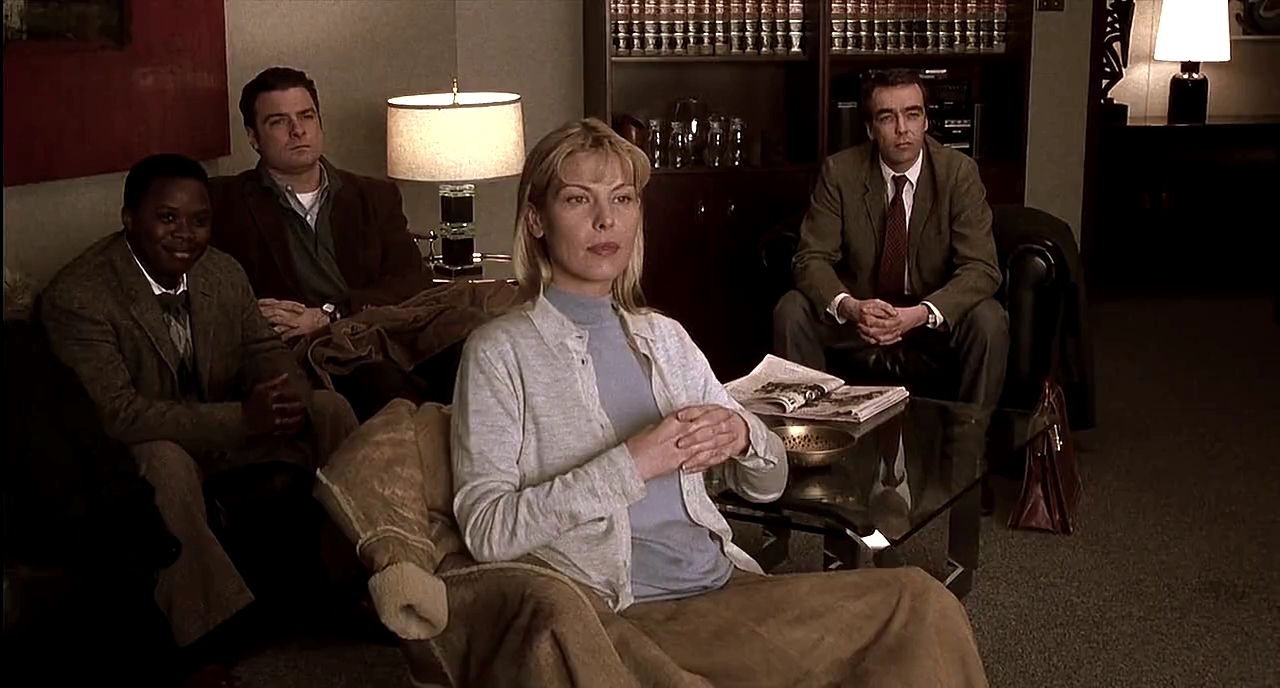 Liev Schreiber, Deborah Kara Unger, John Hannah, and Vicellous Shannon in The Hurricane (1999)