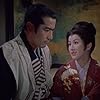 Toshirô Mifune and Michiyo Kogure in Zoku Miyamoto Musashi: Ichijôji no kettô (1955)