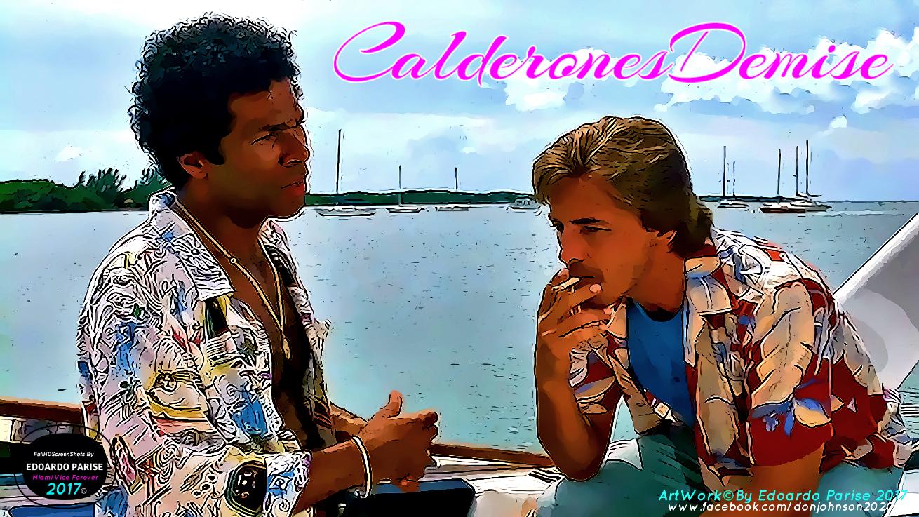 Don Johnson and Philip Michael Thomas in Miami Vice (1984)