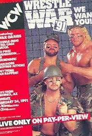 Arn Anderson, Sid Eudy, and Barry Windham in WCW Wrestle War (1991)