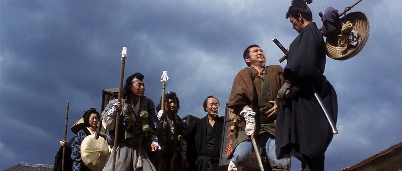 Shintarô Katsu and Mikio Narita in Zatoichi and the Chess Expert (1965)