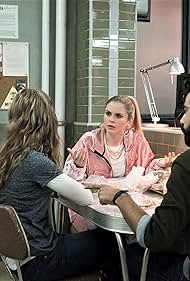 Rose McIver, Aly Michalka, Rahul Kohli, and Izabela Vidovic in iZombie (2015)